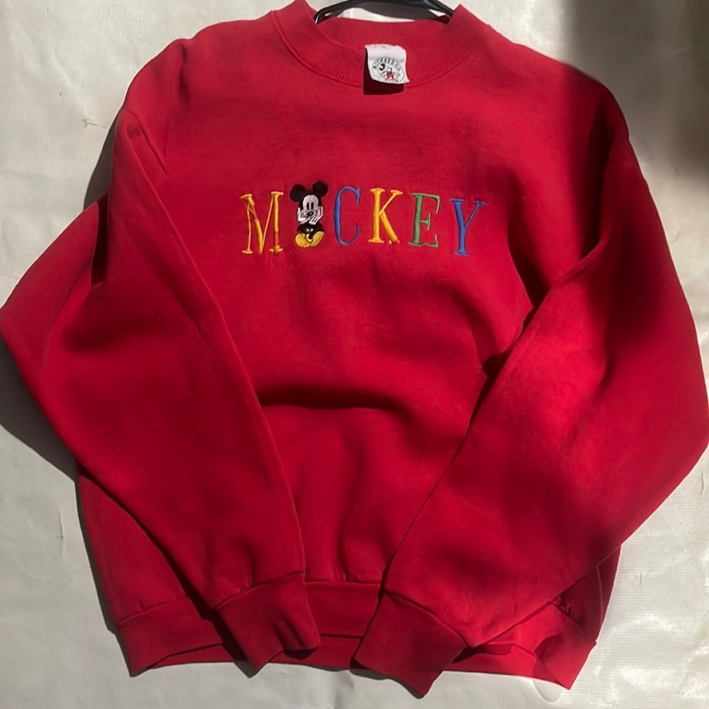 Vintage 90s Mickey Mouse Crewneck Sweater